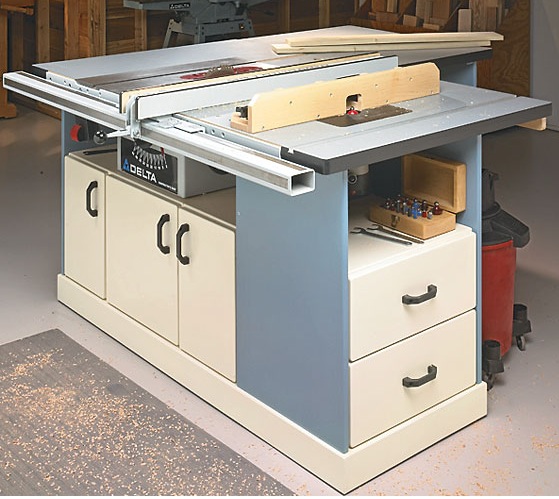 Plan: Table Saw Workcenter  WoodWork tips and else
